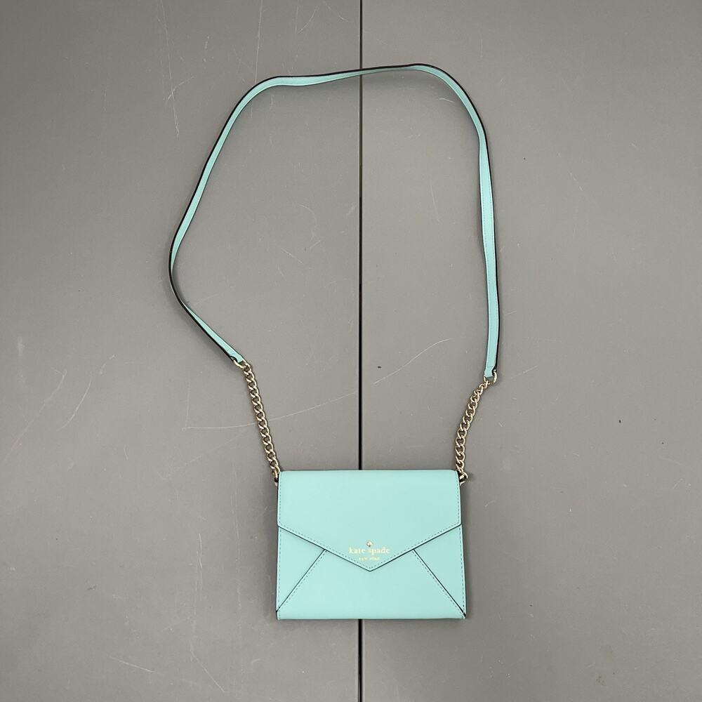 New Kate Spade Cedar Street Monday Crossbody Blue Removable Strap Small